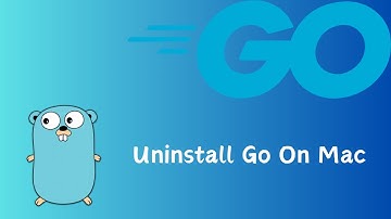 Go | How to Uninstall Go on Mac | tutorial 02