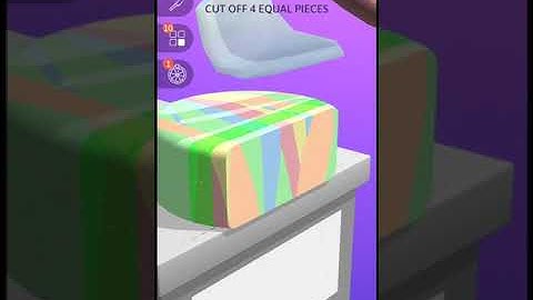 ASMR Slicing Game || Satisfying ASMR Video and Relaxing || View Gaming Channel _ #shorts