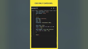 CSS Only Carousel | HTML | CSS |  Animation | EducateKaro.com #shorts