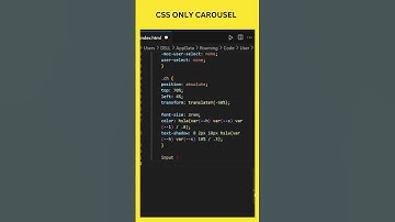 CSS Only Carousel | HTML | CSS |  Animation | EducateKaro.com #shorts