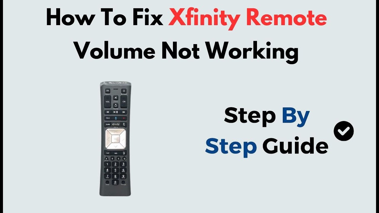 How To Fix Xfinity Remote Volume Not Working - YouTube