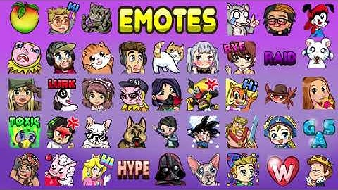 I will create custom twitch emotes and sub badges