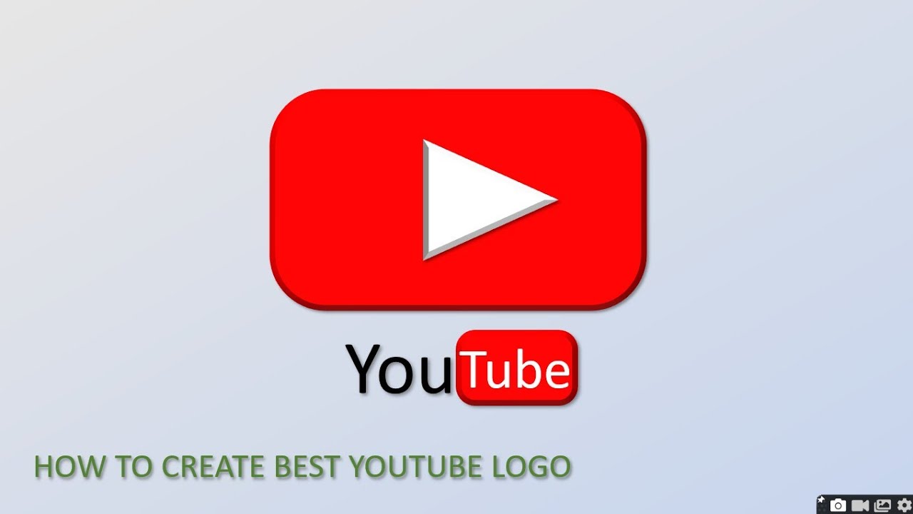 How To Create Best YouTube Logo With PowerPoint | YouTube Logo Design