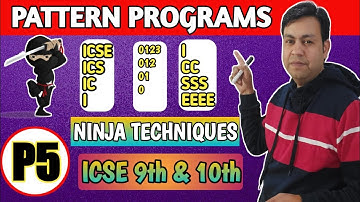 Part 5 Ninja Technique to solve String Pattern Programs in Java || #ypcomputerclasses