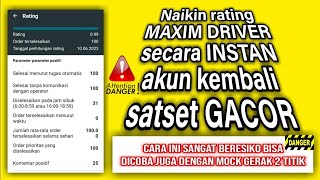 Naikin rating maxim driver secara instan tembak orderan screenshot 4