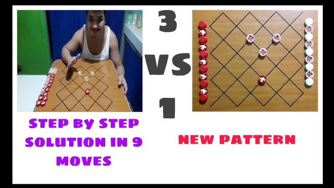 DAMA TRICKS PUZZLE #003- CHECKERS Tricks Best Moves How to win on