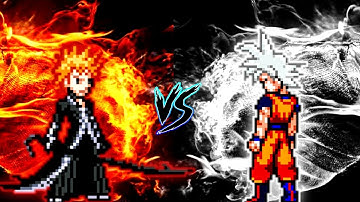 Ichigo Fullbring VS Goku DBS V3.5 OP (all form) in Jump Force Mugen