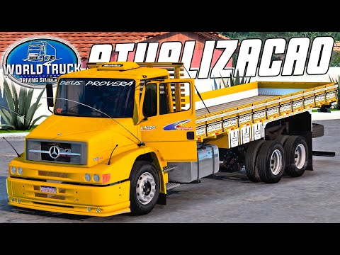 Atualização do World Truck Driving Simulator 2024 - Instalando Ronco Modificado e Lameiro!