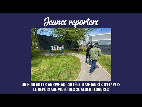 L'arrivée du poulailler au collège Jean-Jaurès d'Étaples