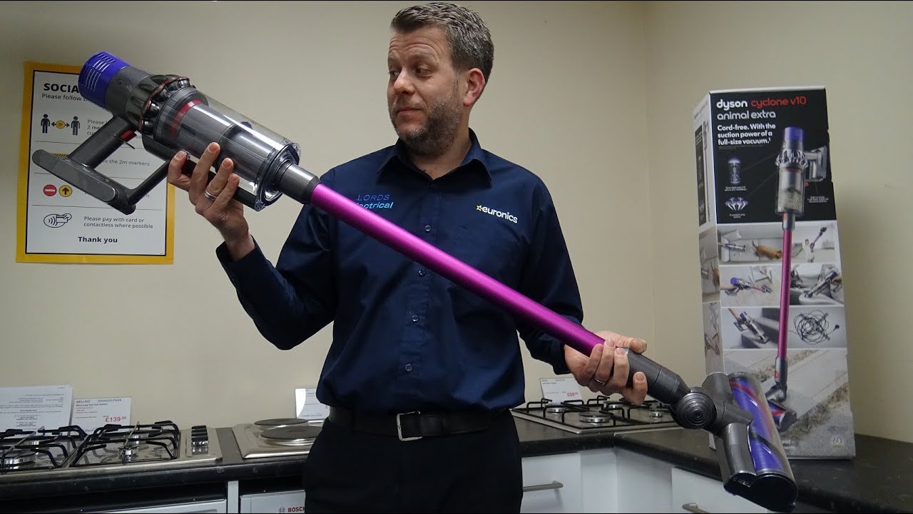 Dyson V10 Animal Extra Cordless Vacuum Cleaner - Youtube