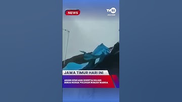 Angin Kencang Disertai Hujan Deras Rusak Puluhan Rumah Warga
