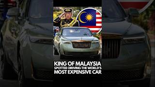 King of Malaysia #malaysia #rollsroyce #cars #breakingnews #sultanibrahim #news #shortsfeed