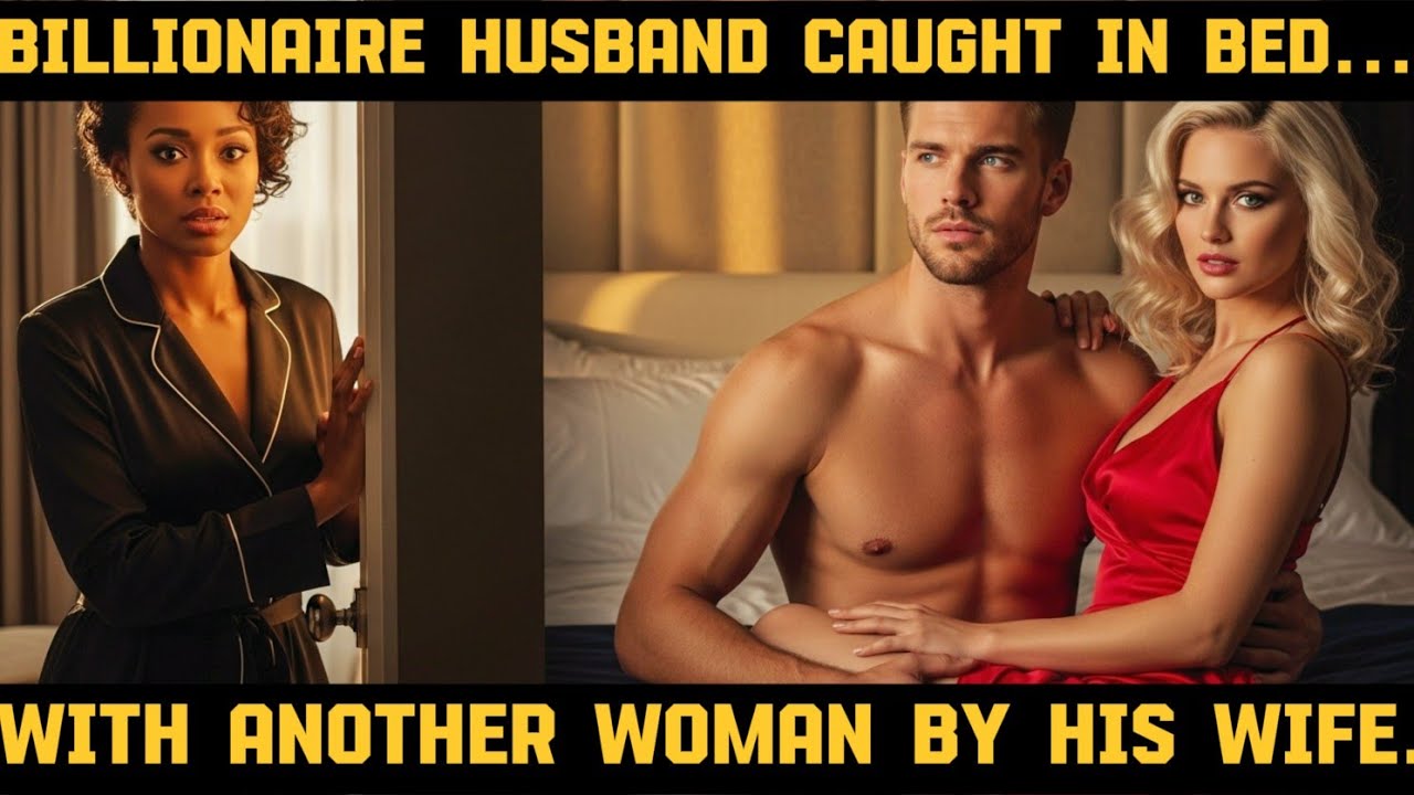 BILLIONAIRE HUSBAND CAUGHT IN BED WITH ANOTHER WOMAN... BY HIS WIFE#emotionalstory #heartbreakstory