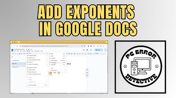 How to Add Exponents in Google Docs