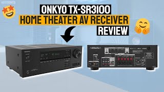 Unleashing the Power of Cinematic Audio: Onkyo TX-SR3100 Home Theater AV Receiver Review