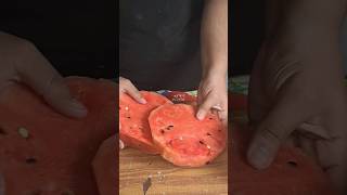 How to cut a watermelon asmr fruits vegetables cutfruits foodlover food foodasmr eating