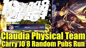Claudia Shiro Physical Team - Carry Random Pubs Lv 70 Joint Operation 8 | Tower of Fantasy Global