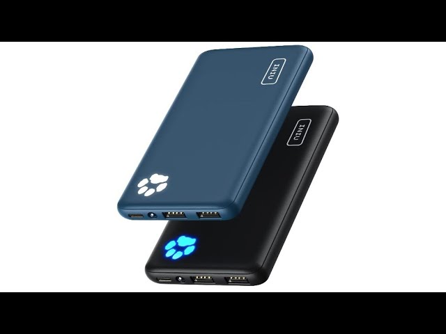 Batterie Externe 10000mAh, [2 Pack] INIU 3A USB …