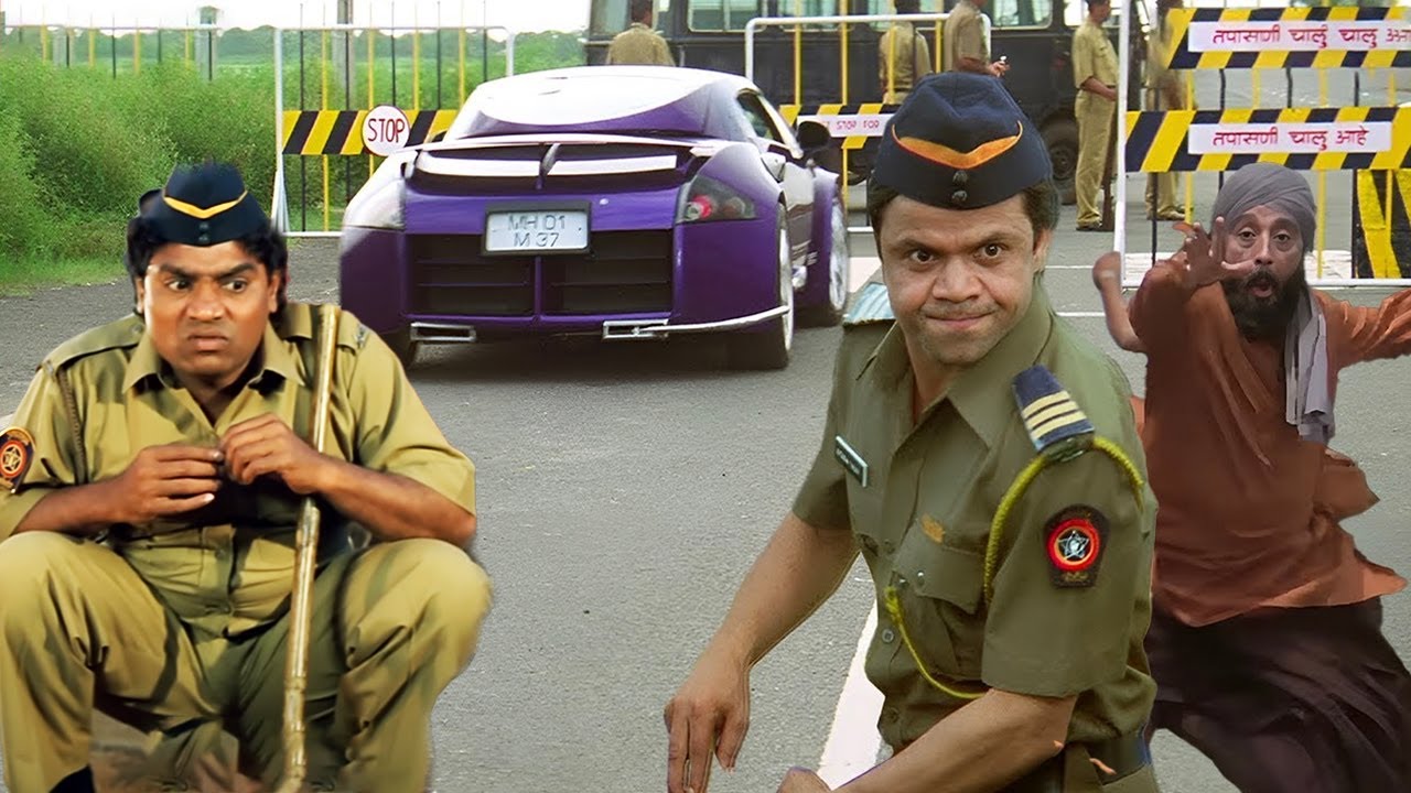 आज टार्ज़न को गिरफ्तार कर के पुलिस स्टेशन लेकर जाएगा - Rajpal Yadav Aur Tarzan Car Ki Comedy Video