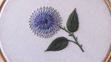 Gorgeous Handwork Embroidery Design | Step-by-Step Lazy Daisy Flower Tutorial