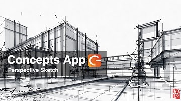 Concepts App / Perspective Sketch - Marker Practice