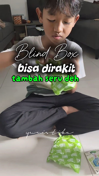 nlind box bisa dirakit loh #koleksialazkha #fypshort #unboxing #blindbox