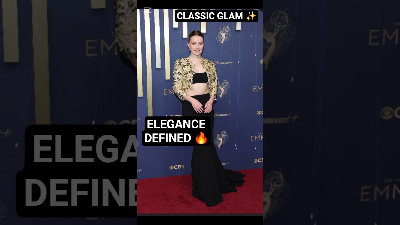 Emmy Red Carpet: Timeless Elegance That Stunned the World!🔥 #emmys #emmys2025 #shorts