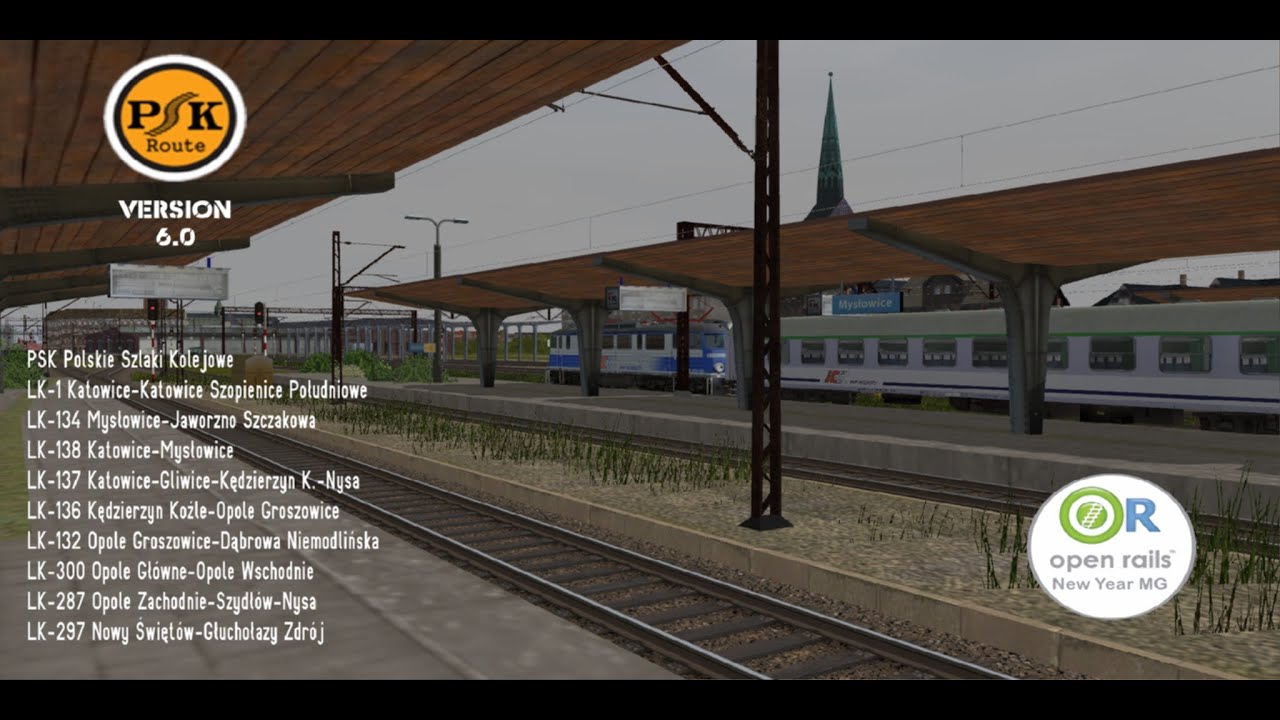 Open Rails L PSK #2 - EIP 1604 Wrocław Główny - Warszawa