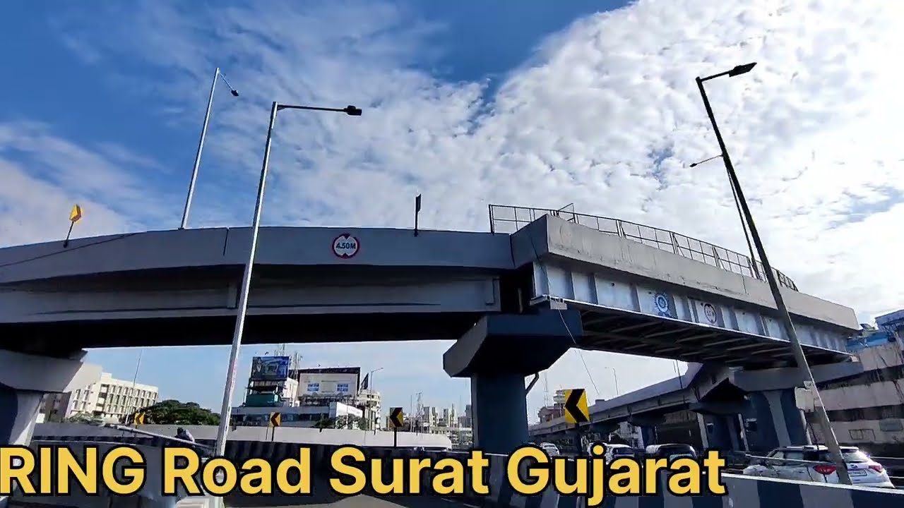 एक असली SURAT City Day// Ring Road Udhna darvaja Sahara Darwaja bridge smartCity business hub 