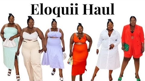 ELOQUII PLUS SIZE HAUL// TRENDY SUMMER STYLES// 2022