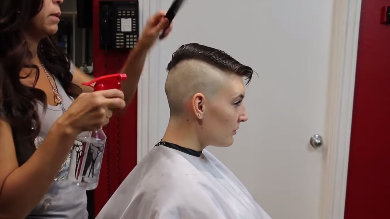 Meghan AZ (pt 2): Model Shaves Most Her Head (YT Original)