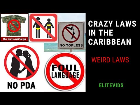 TOP 10 CRAZIEST LAWS IN THE CARIBBEAN (WEIRD LAWS)