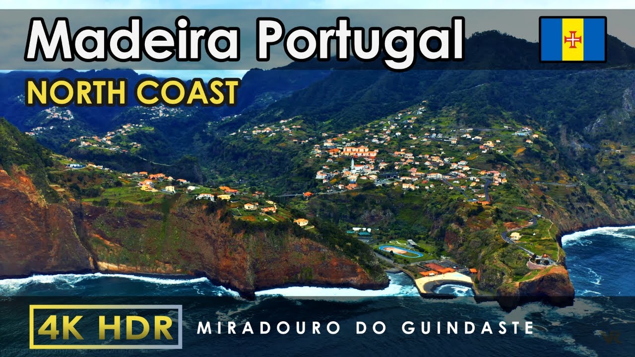 Madeira 4K HDR (Dolby Vision) - Faial, Miradouro do Guindaste Viewpoint in Madeira Island, Portugal