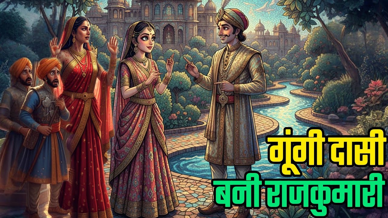 गुंगी दासी बनी राजकुमारी! मार्मिक कहानी! #paramgyan #garudpuran