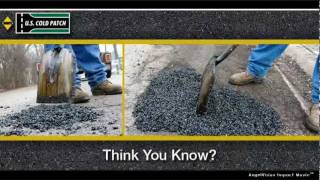 Sakrete U.S. Cold Patch: Simply the Best Asphalt Patch and Pothole Repair