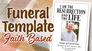 Funeral Template Faith Based Design Net Worth
