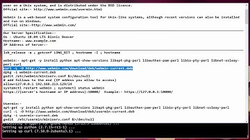 Installing Usermin Or Webmin On Ubuntu 18.04 Linux