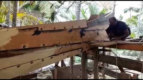 Making of Chundan Vallam (Snake Boat)