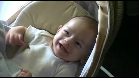 Joshua Aden Saying "I Love You" at 10 Weeks Old! -...