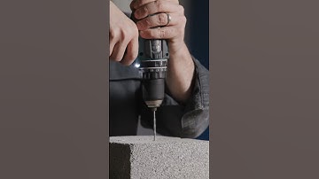 Tool Talk 🛠️ Drills & Drivers Part 3: Drilling into Concrete #Shorts #HomeTips
