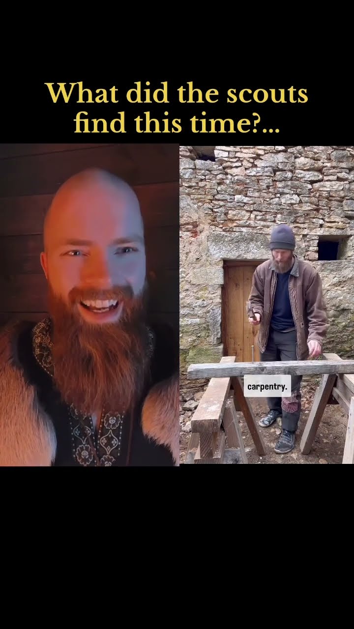 @mike_dennis_craft (IG) NOW THATS A HAMMAR!!! ????? #vikings #hammar #carpentry #fantasy
