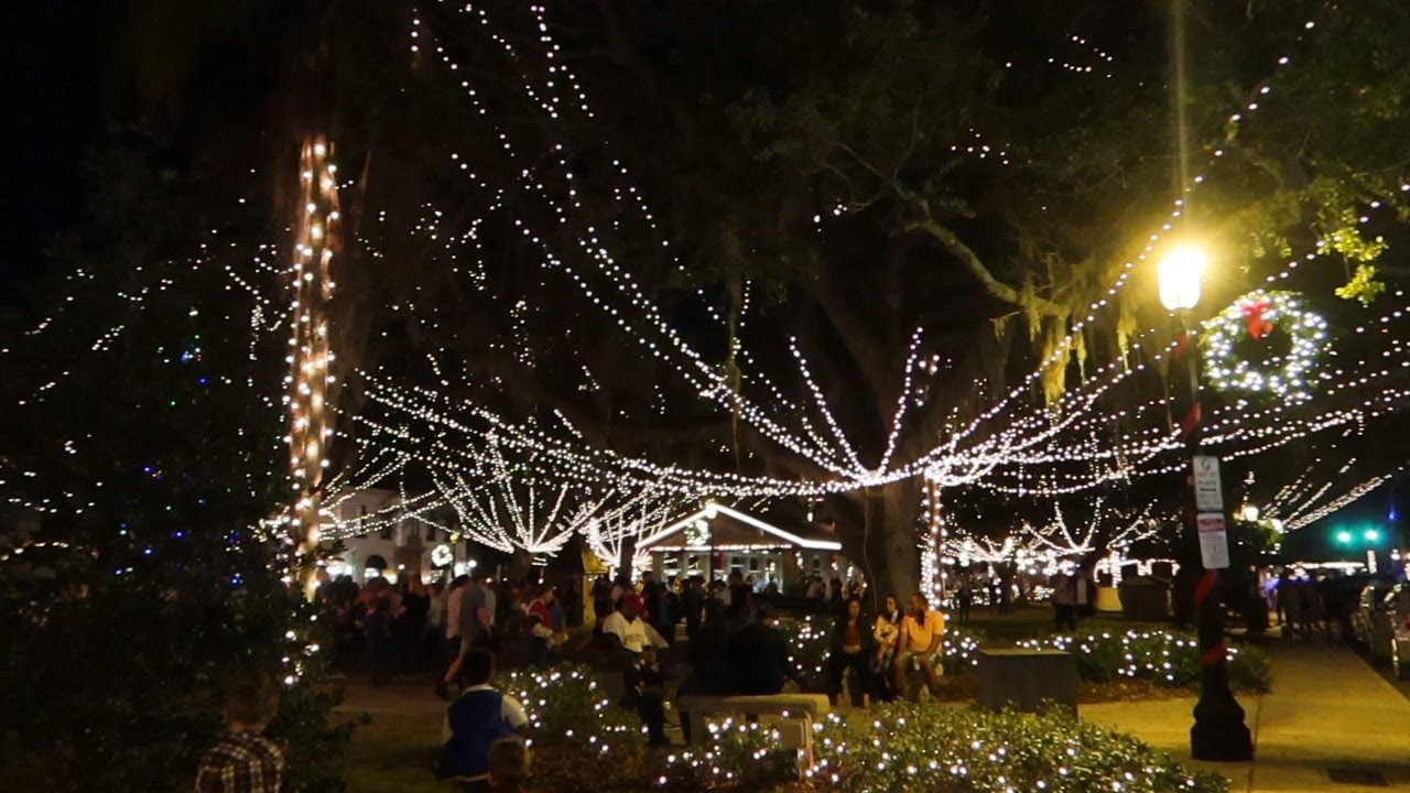 We Went to the Nights of Lights in St. Augustine Florida Christmas