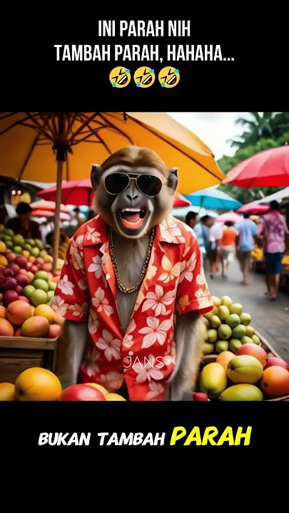 🔴 MONYET MOTIVATOR GAGAL TOTAL GARA-GARA JAWABAN PEDAGANG POLOS 😭🍌