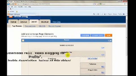 How To Add Navigation Bar Into Blogger