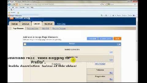 How To Add Navigation Bar Into Blogger