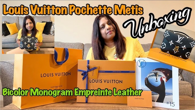 Louis Vuitton Monogram Empreinte Pochette Metis Marine Rouge or Louis  Vuitton Monogram Empreinte Bicolor Pochette Metis Noir? Take your…