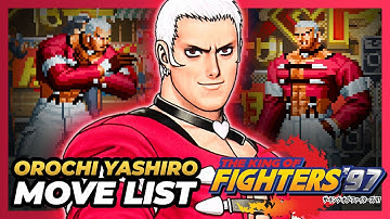 OROCHI YASHIRO MOVE LIST - The King of Fighters 