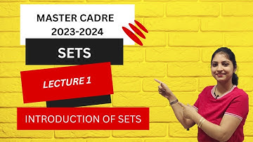 MASTER CADRE 2023-24|SETS|lecture 1-INTRODUCTION| #class11maths #punjab #maths #sets  #introduction