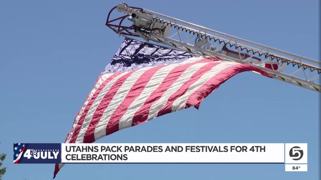 Utahns pack parades and festivals for Fourth of July celebrations - YouTube