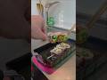 父→高1娘への☆お弁当☆ アスパラの豚巻き串♪ パプリカの春雨サラダ♪ キャベツとウインナーの卵焼き♪